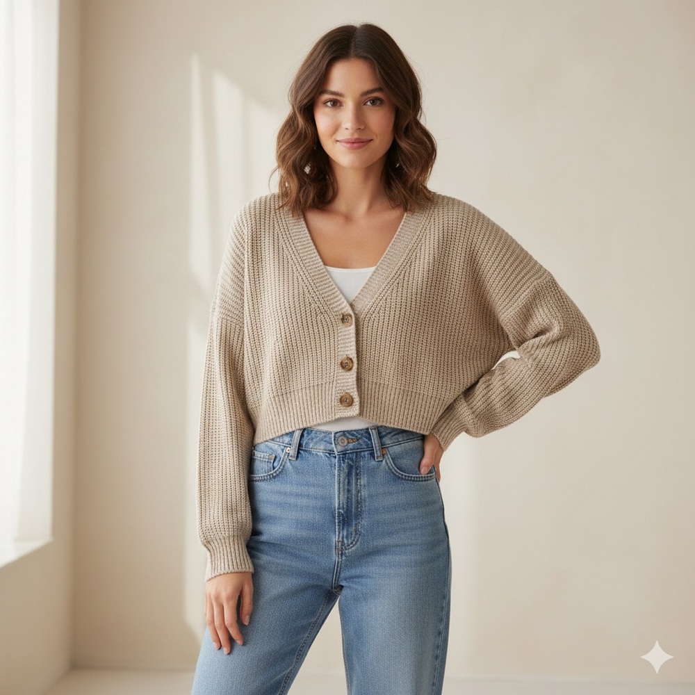 Urban Outfitters Kai Tan Cropped Cardigan size Xl